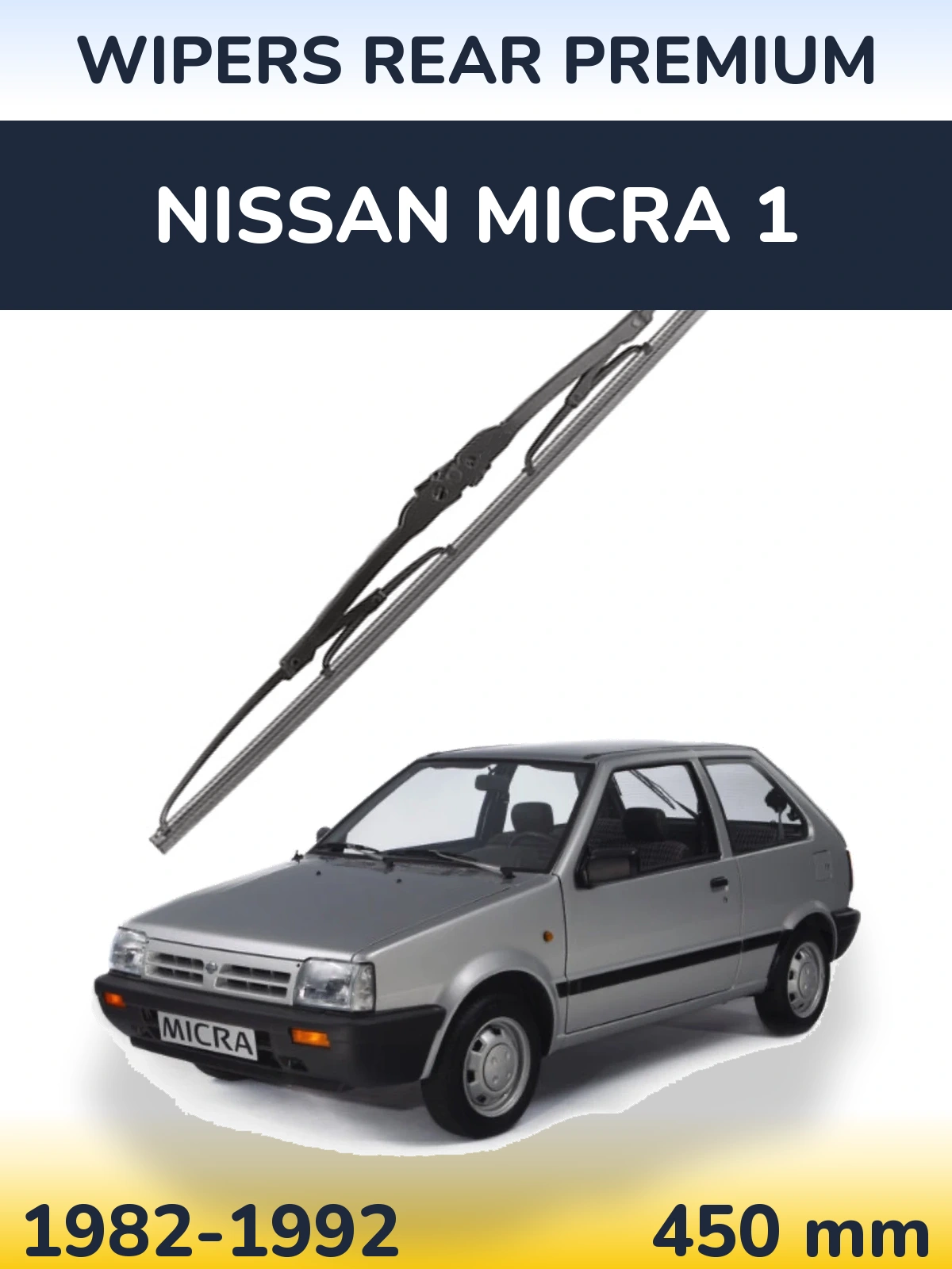Torkarblad WIPERS REAR PREMIUM för Nissan Micra 1
