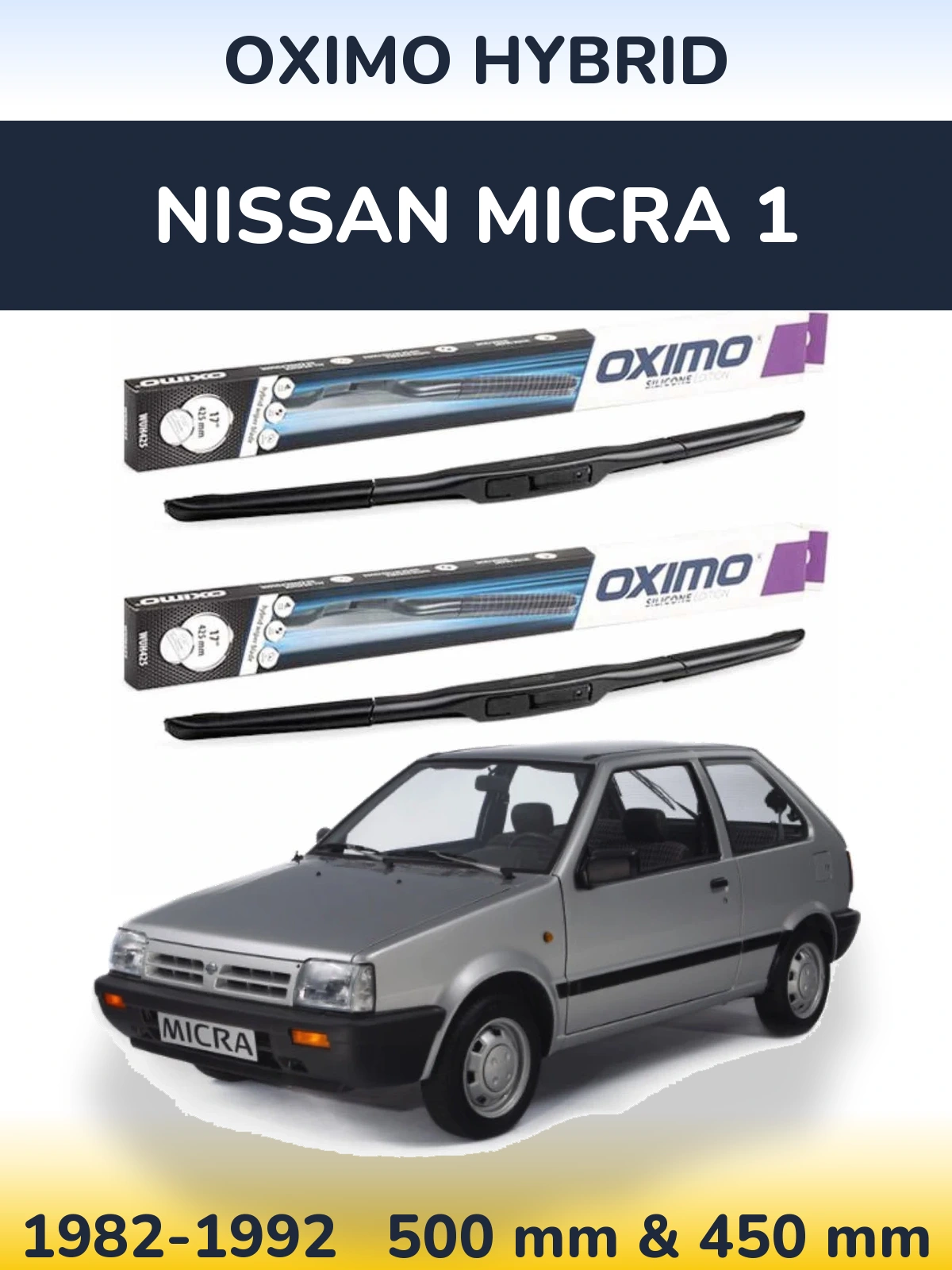 Torkarblad Oximo Hybrid för Nissan Micra 1