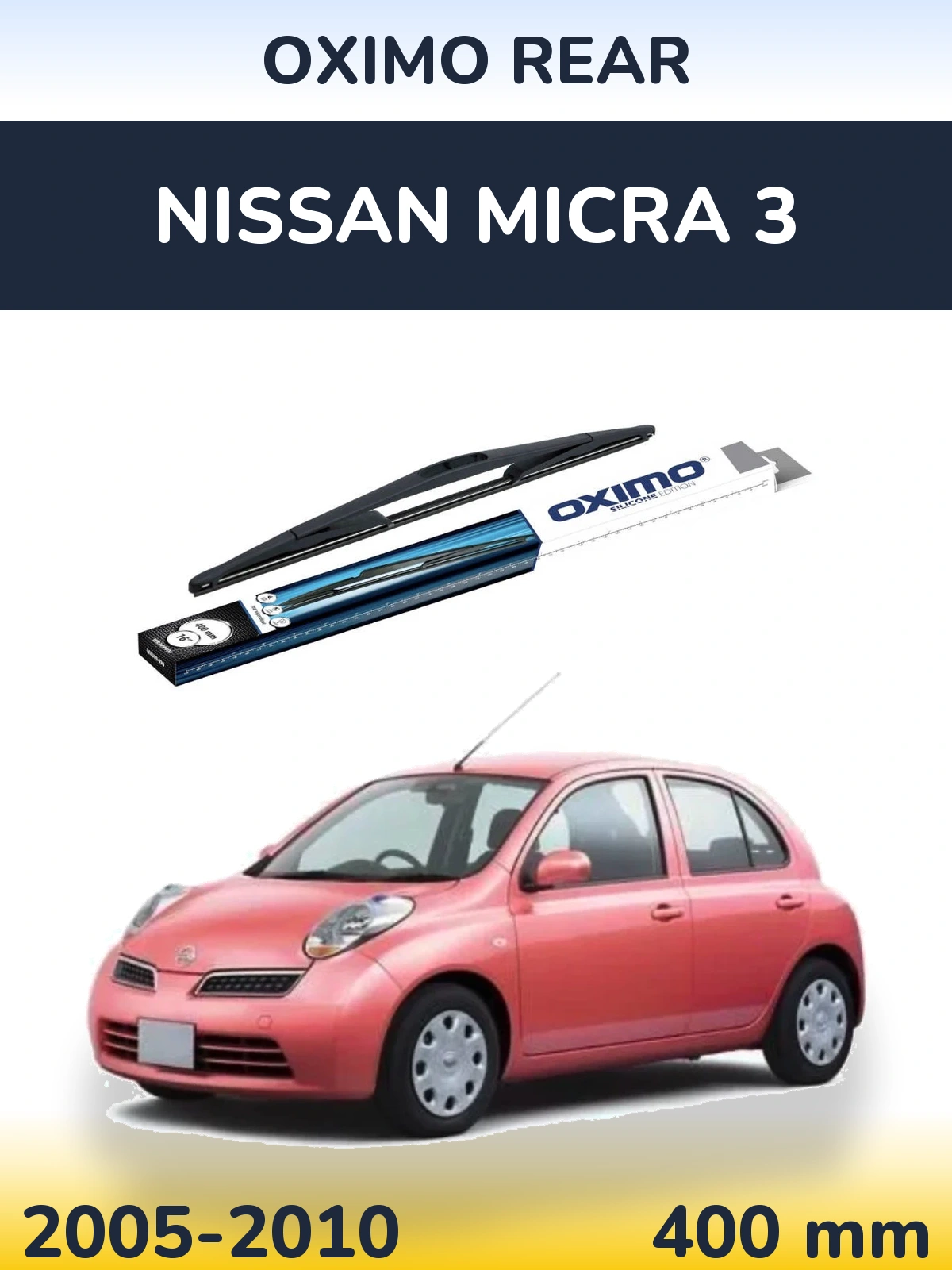 Torkarblad Oximo Rear för Nissan Micra 3