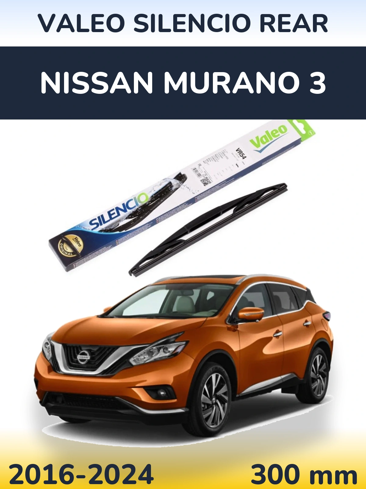 Torkarblad Valeo Silencio Rear för Nissan Murano 3