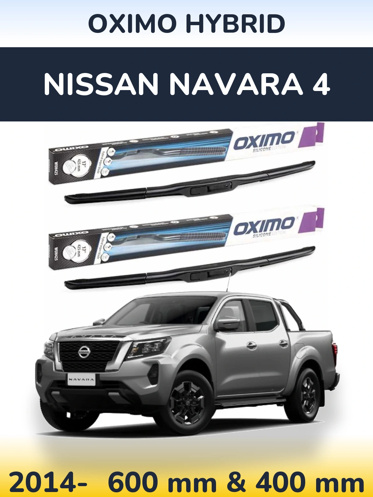 Torkarblad Oximo Hybrid för Nissan Navara 4