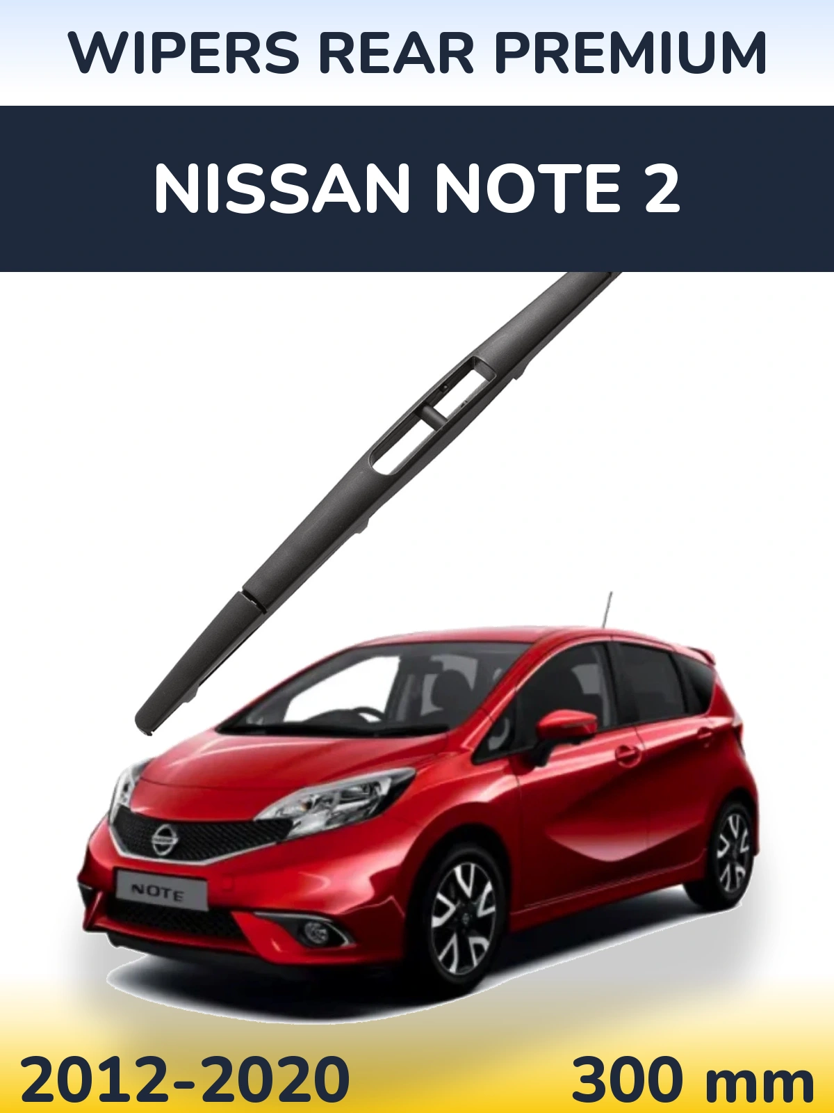 Torkarblad WIPERS REAR PREMIUM för Nissan Note 2