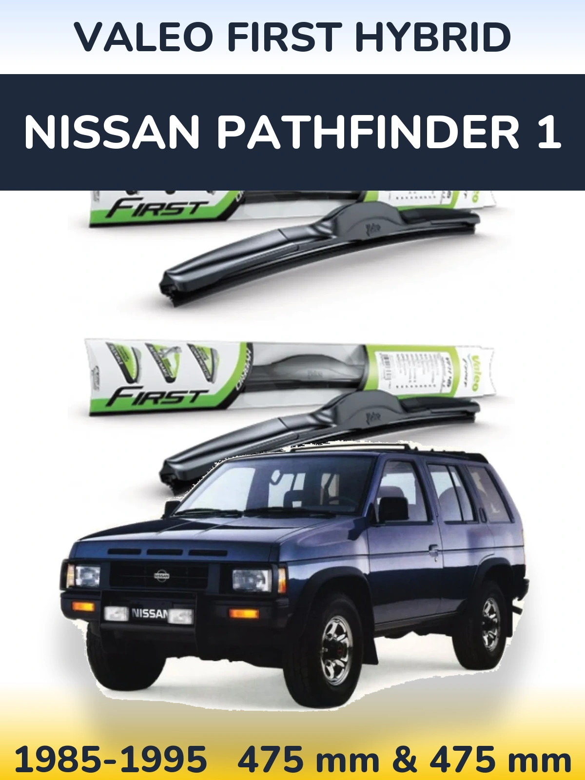 Torkarblad Valeo First Hybrid för Nissan Pathfinder 1