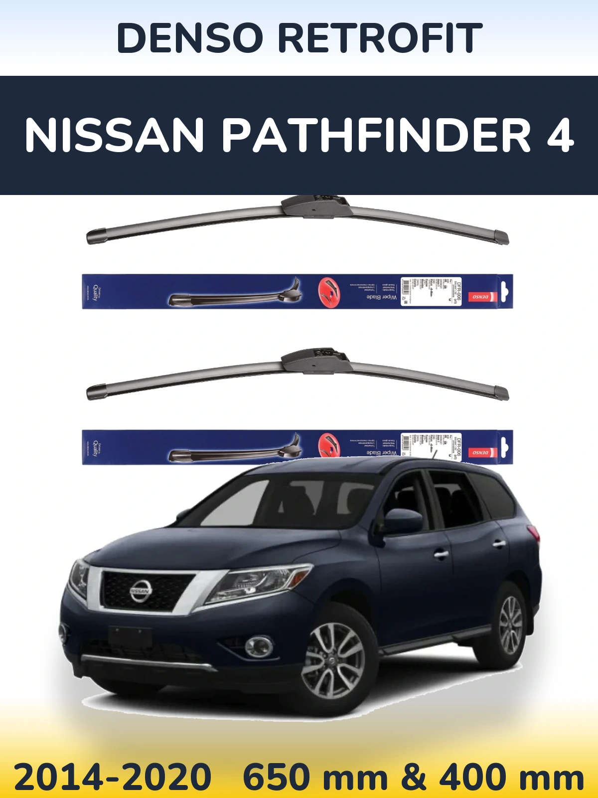 Torkarblad Denso Retrofit för Nissan Pathfinder 4