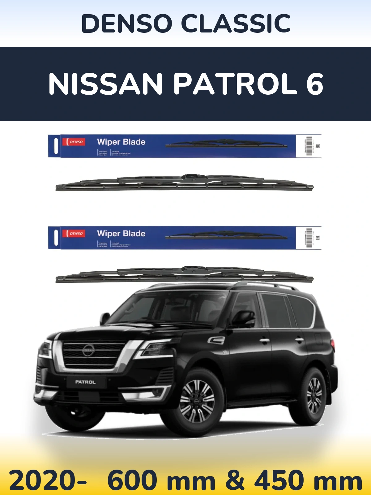 Torkarblad Denso Classic för Nissan Patrol 6