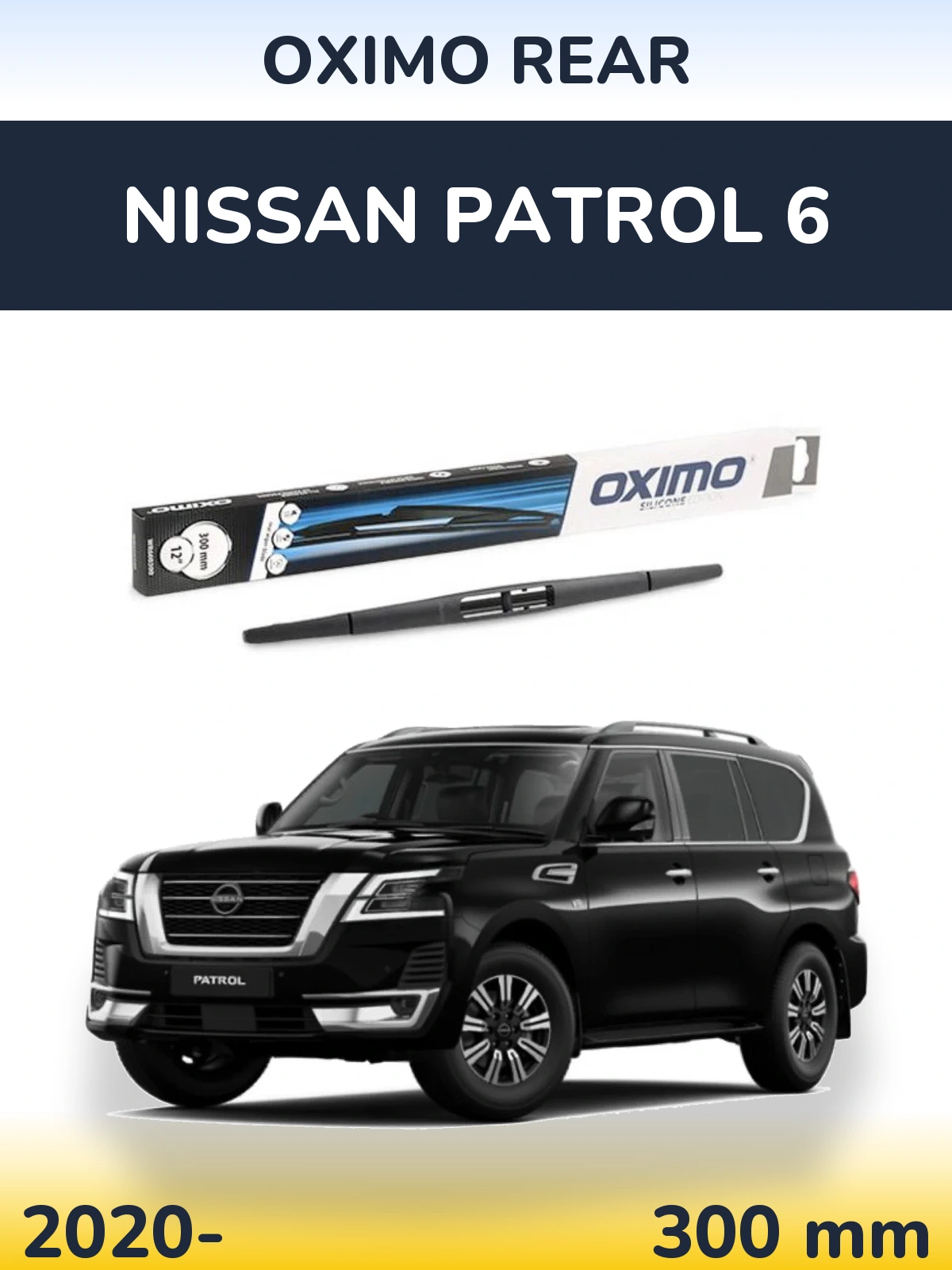 Torkarblad Oximo Rear för Nissan Patrol 6