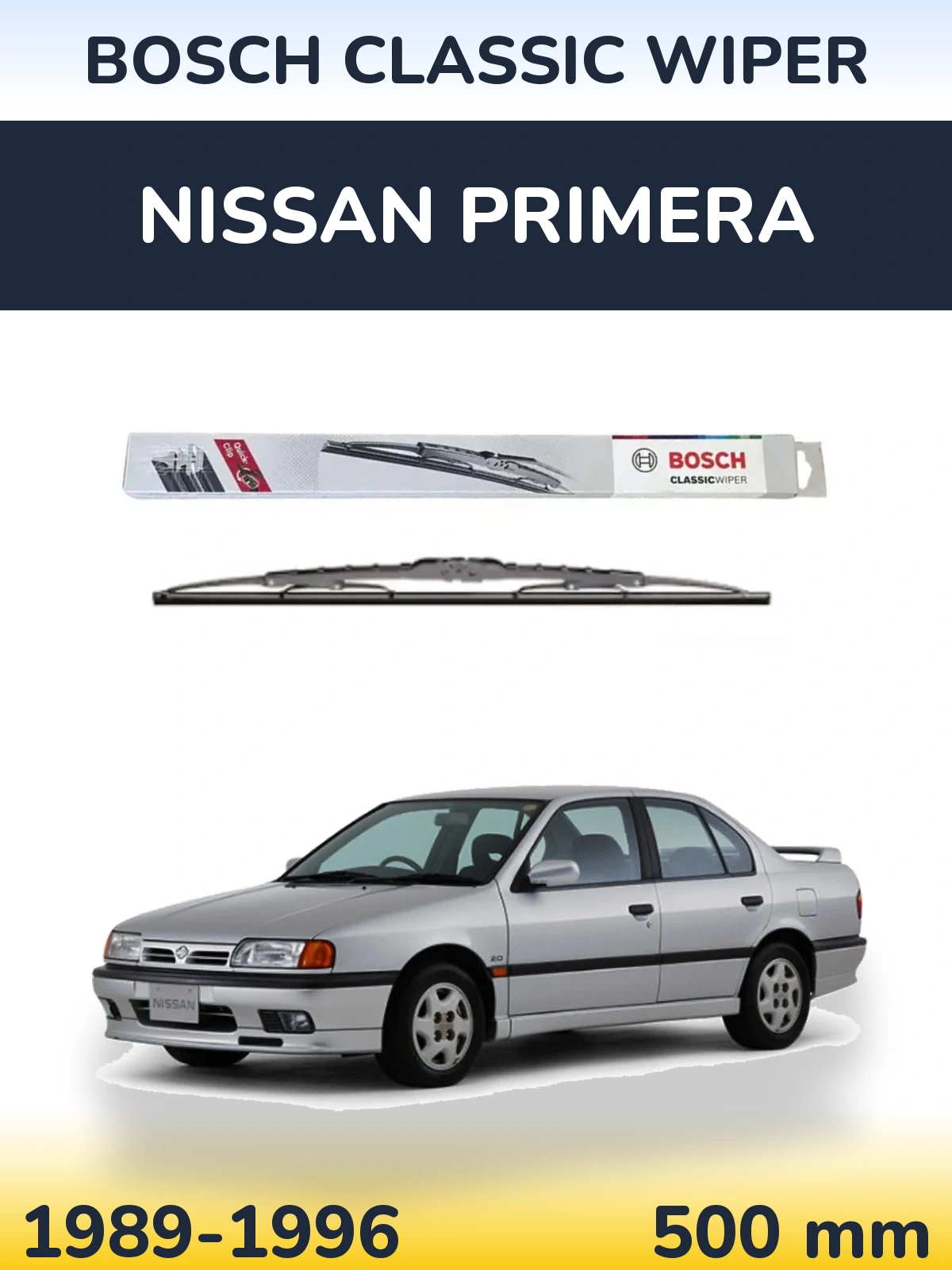 Torkarblad BOSCH Classic Wiper för Nissan Primera