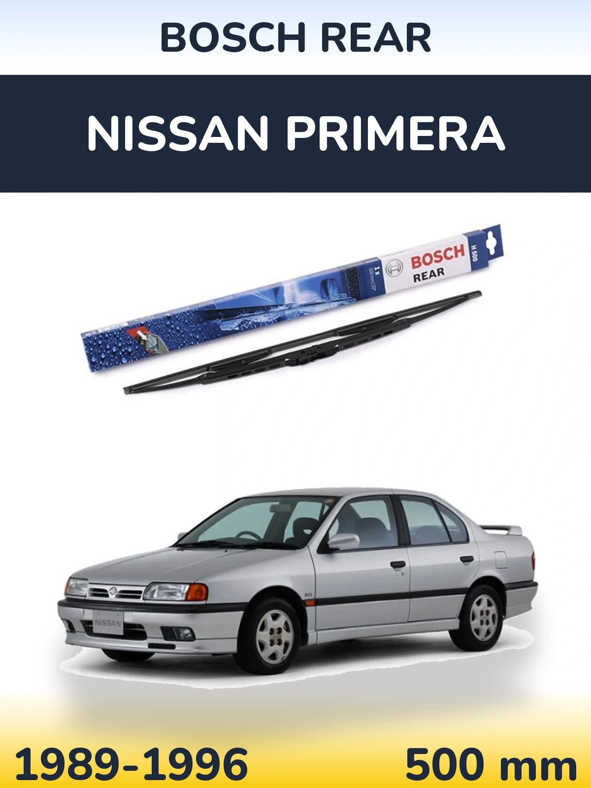 Torkarblad BOSCH Rear för Nissan Primera