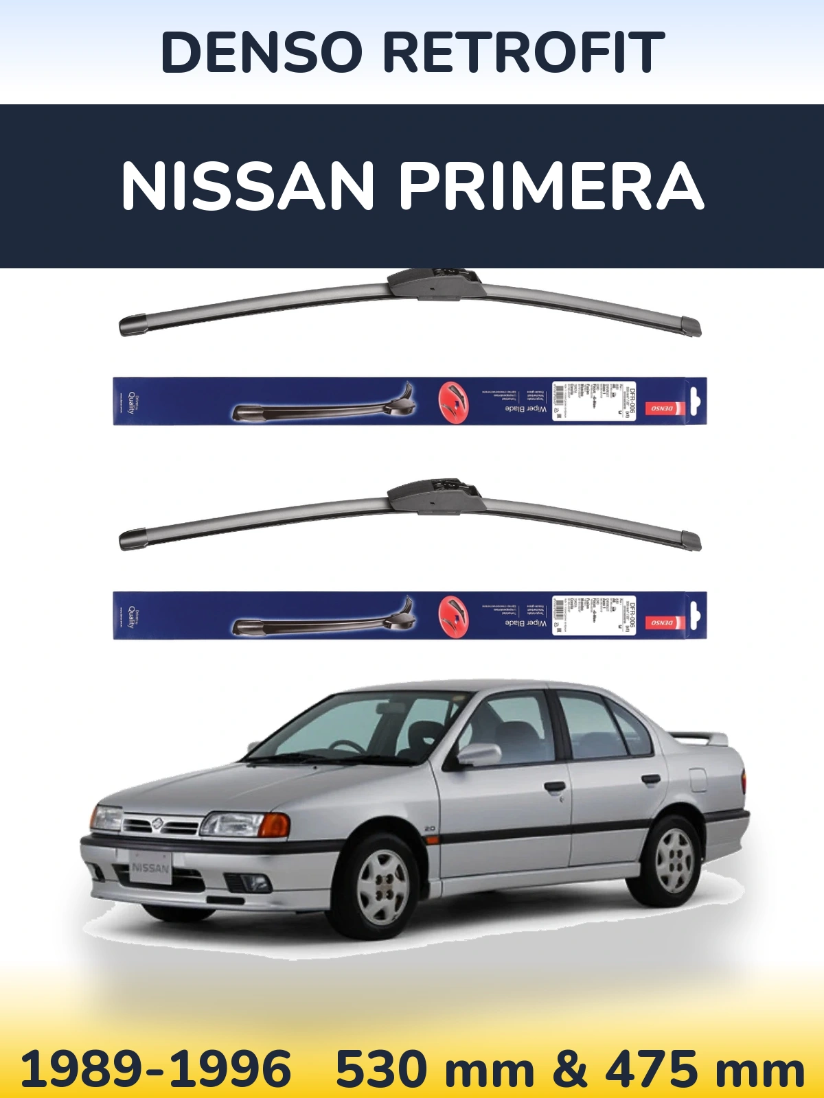 Torkarblad Denso Retrofit för Nissan Primera
