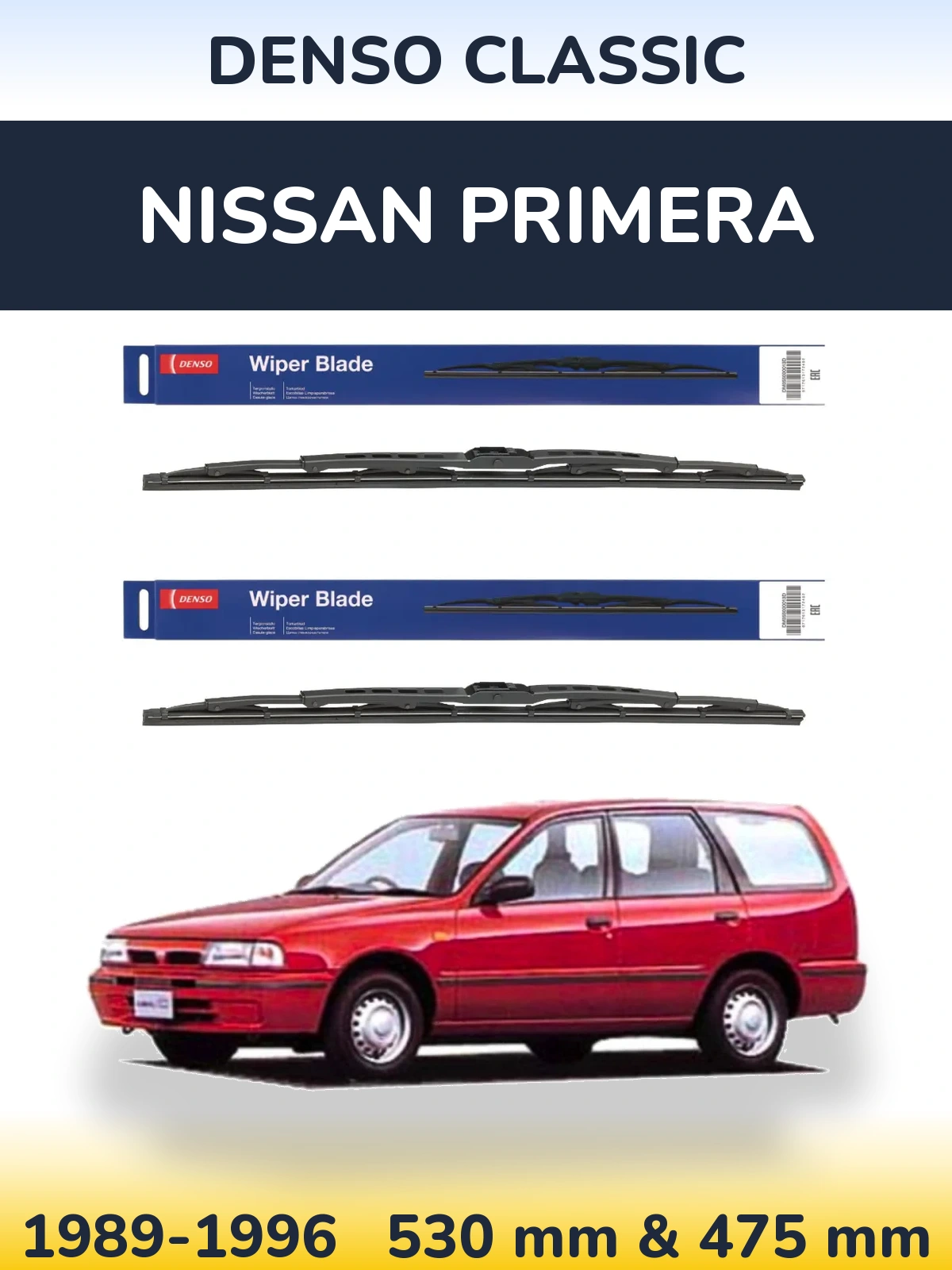 Torkarblad Denso Classic för Nissan Primera