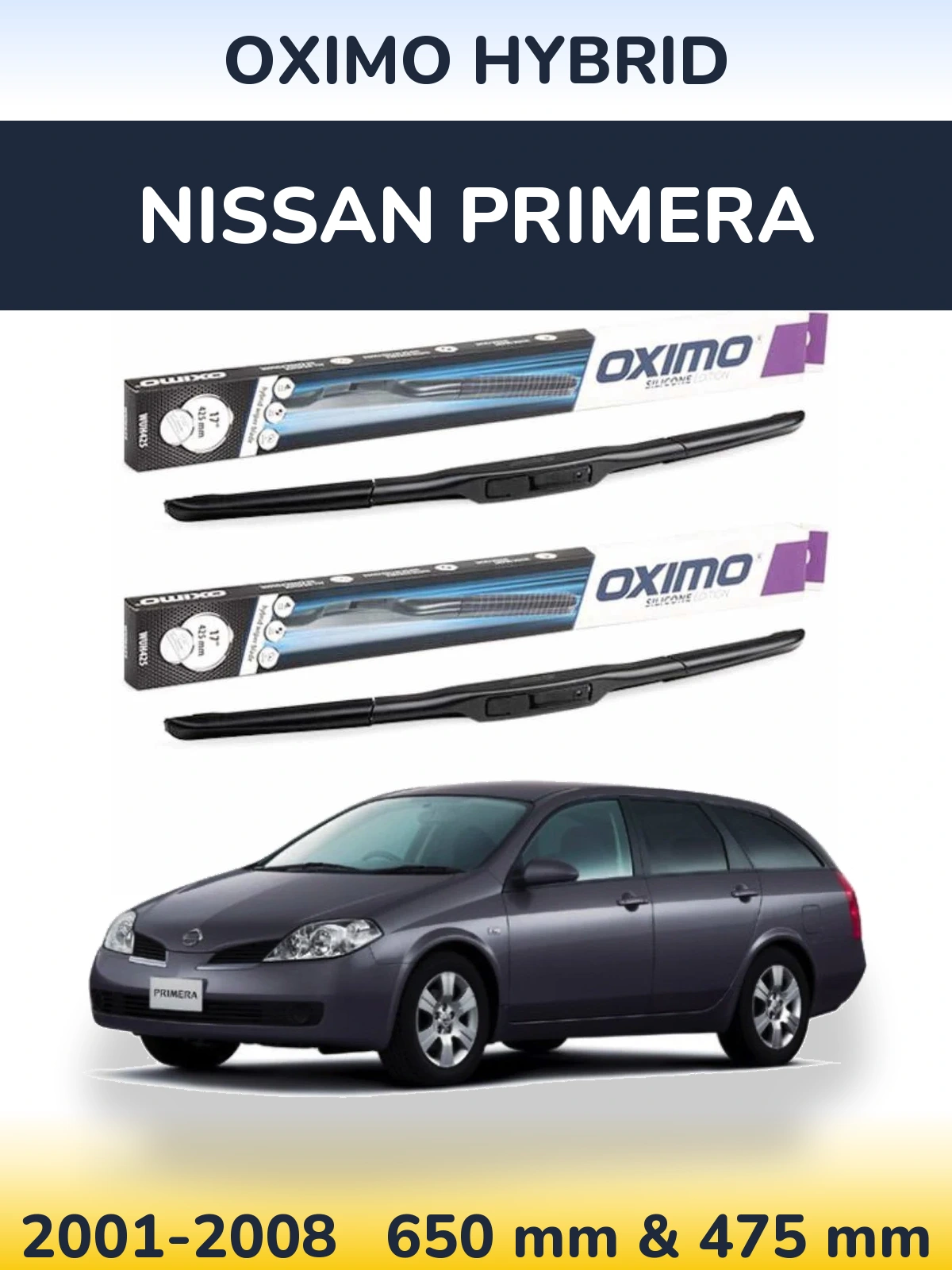 Torkarblad Oximo Hybrid för Nissan Primera