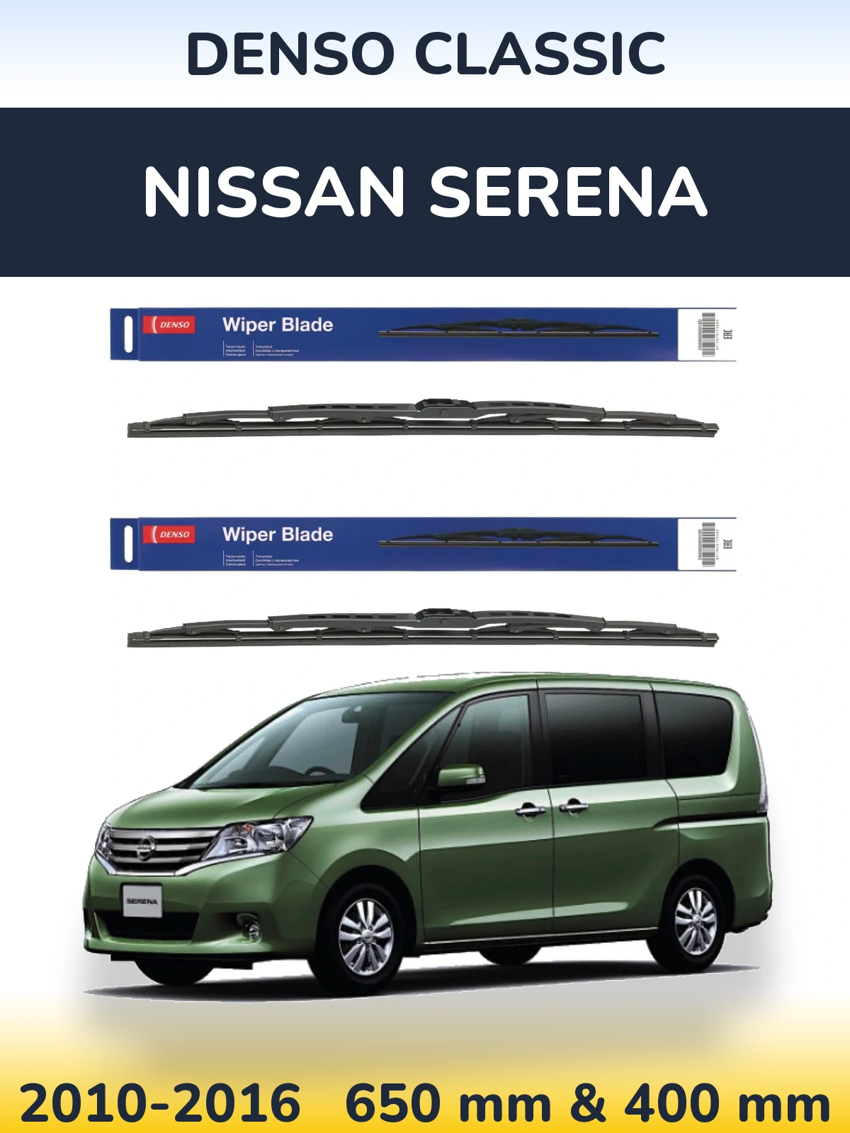 Torkarblad Denso Classic för Nissan Serena