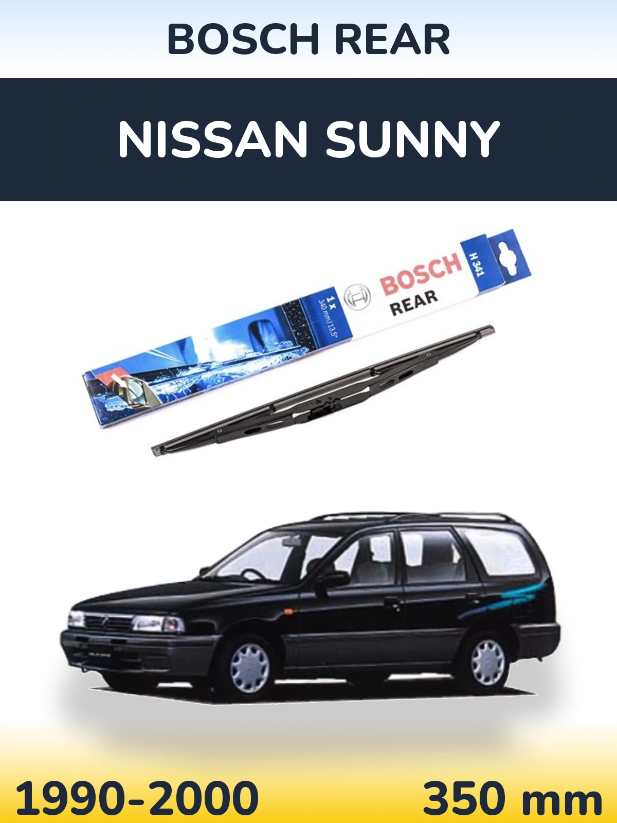 Torkarblad BOSCH Rear för Nissan Sunny