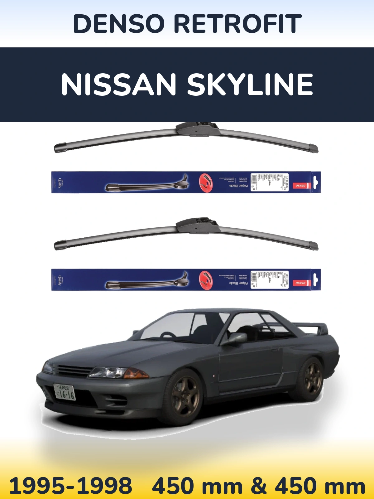 Torkarblad Denso Retrofit för Nissan Skyline
