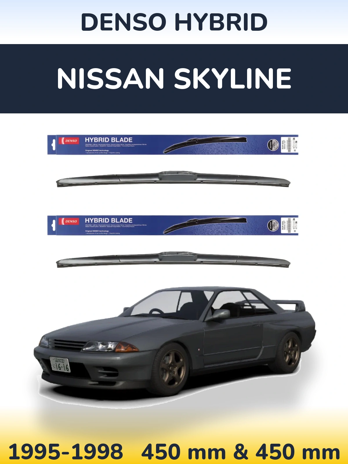 Torkarblad Denso Hybrid för Nissan Skyline