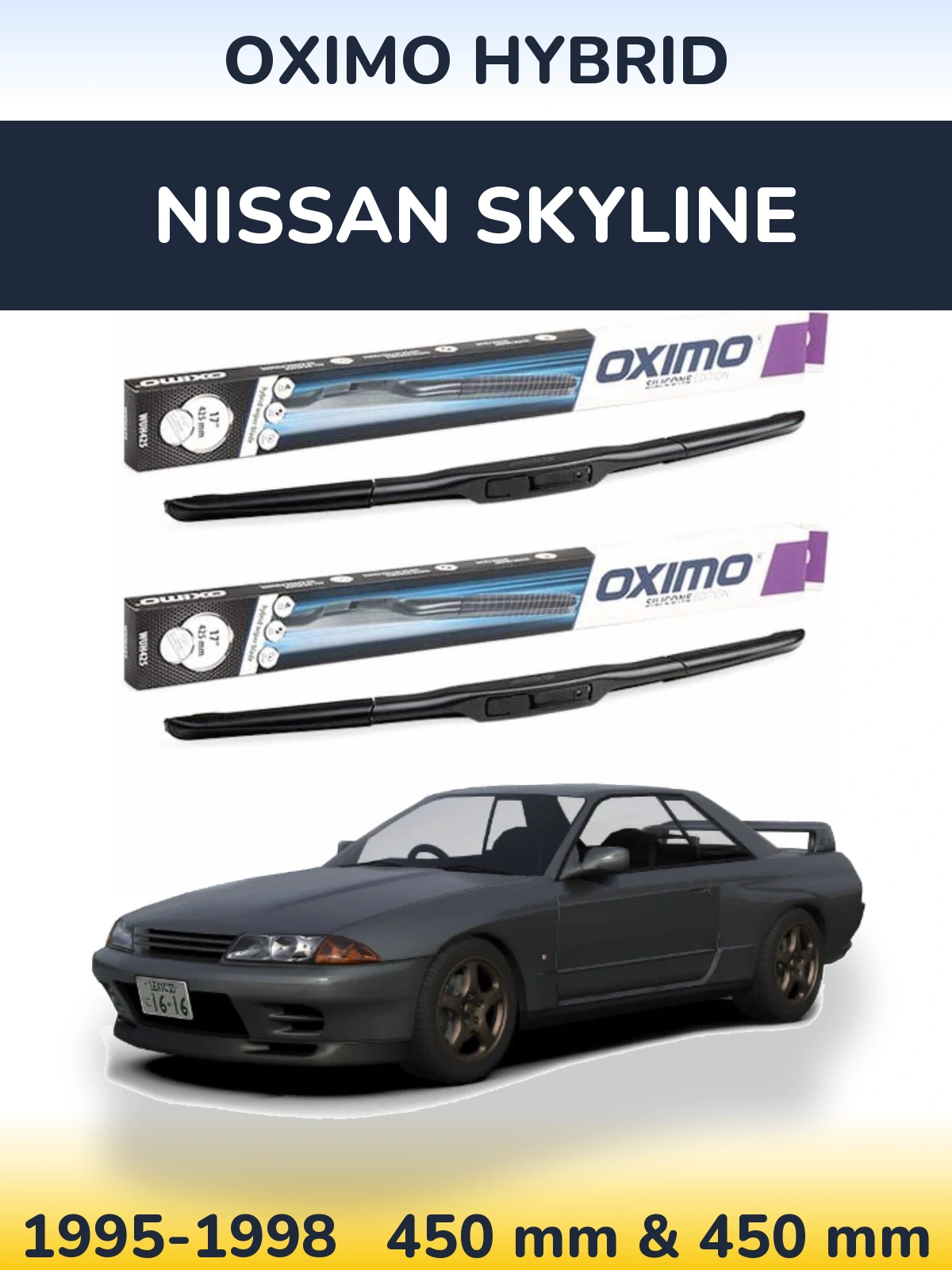 Torkarblad Oximo Hybrid för Nissan Skyline