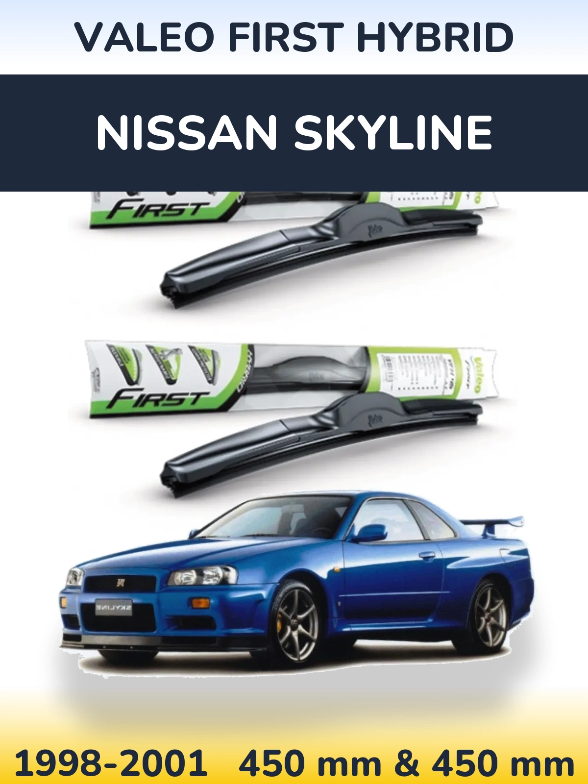 Torkarblad Valeo First Hybrid för Nissan Skyline
