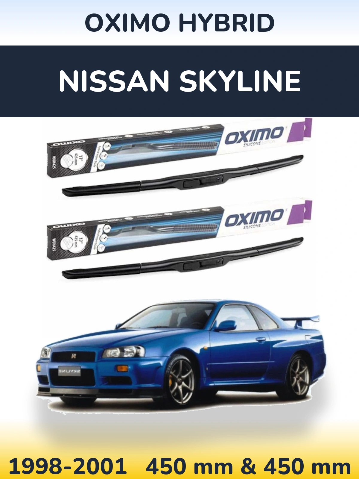 Torkarblad Oximo Hybrid för Nissan Skyline