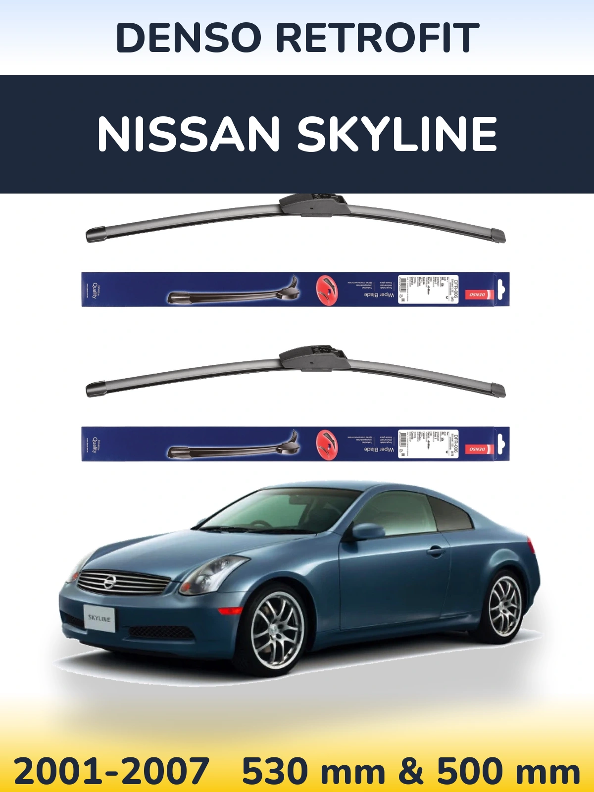Torkarblad Denso Retrofit för Nissan Skyline