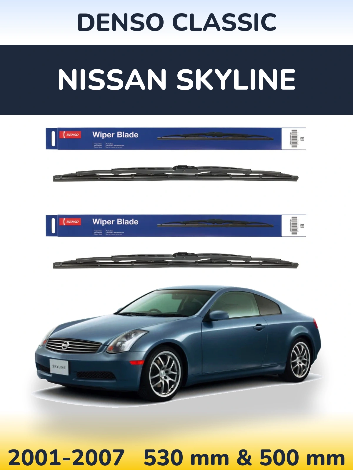 Torkarblad Denso Classic för Nissan Skyline