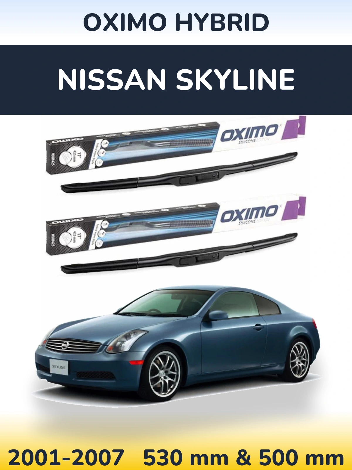 Torkarblad Oximo Hybrid för Nissan Skyline