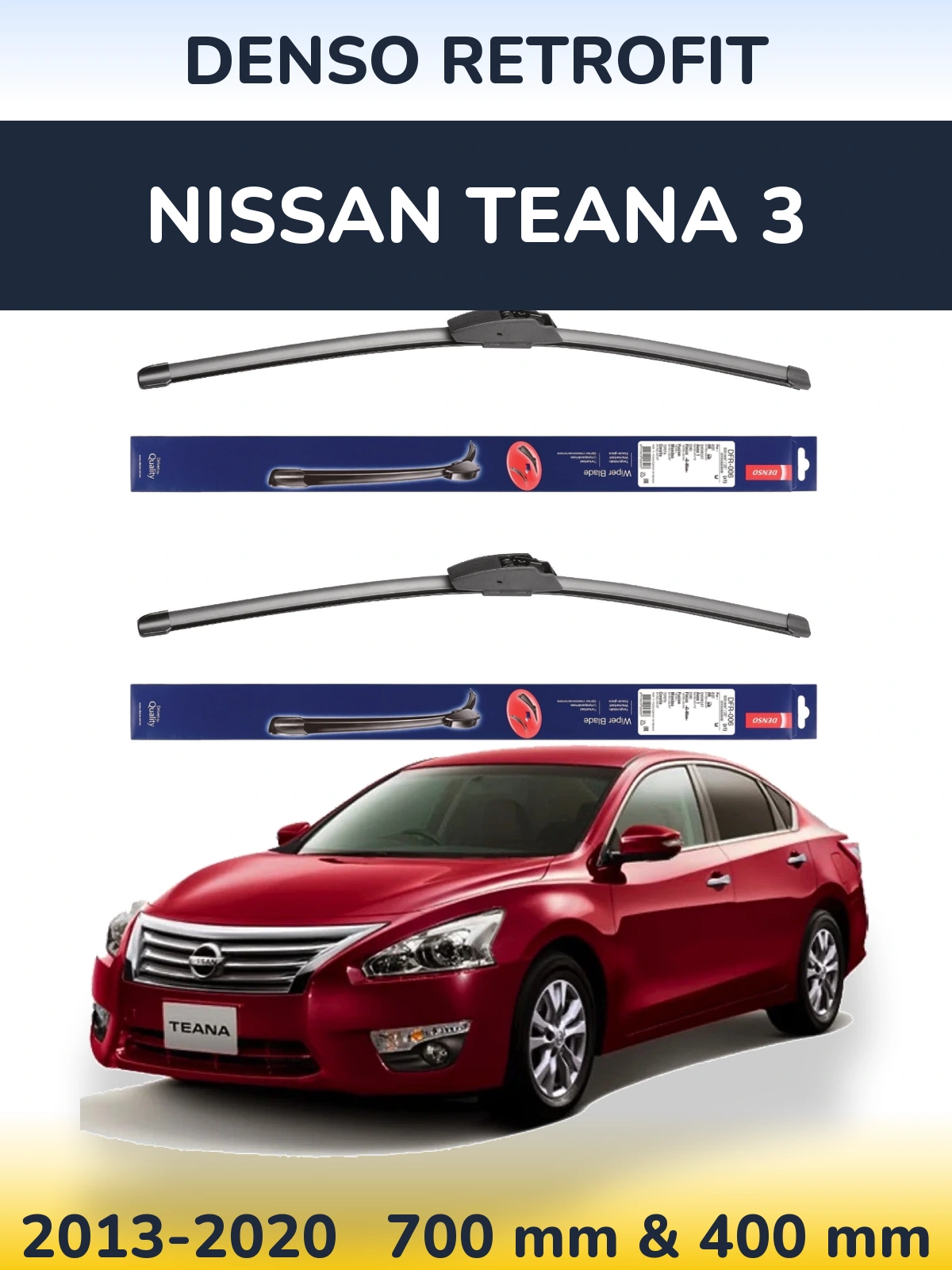 Torkarblad Denso Retrofit för Nissan Teana 3