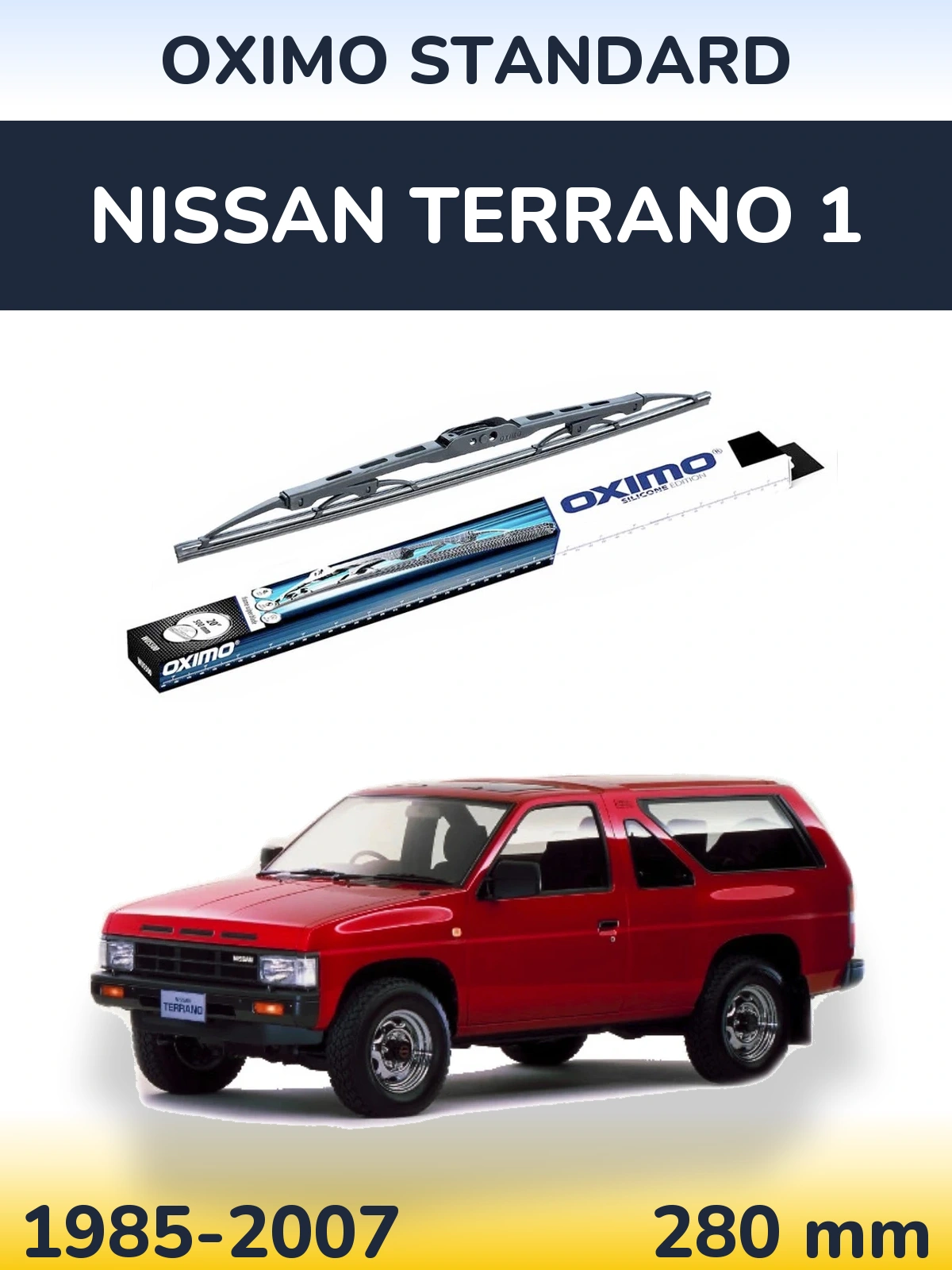 Torkarblad Oximo Standard för Nissan Terrano 1