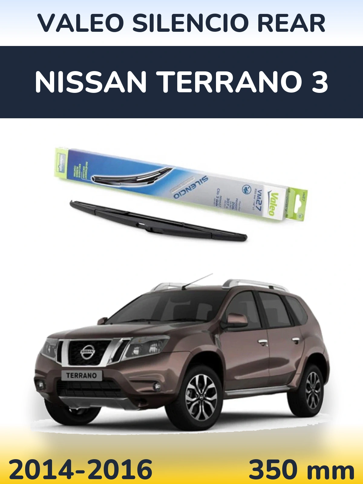 Torkarblad Valeo Silencio Rear för Nissan Terrano 3