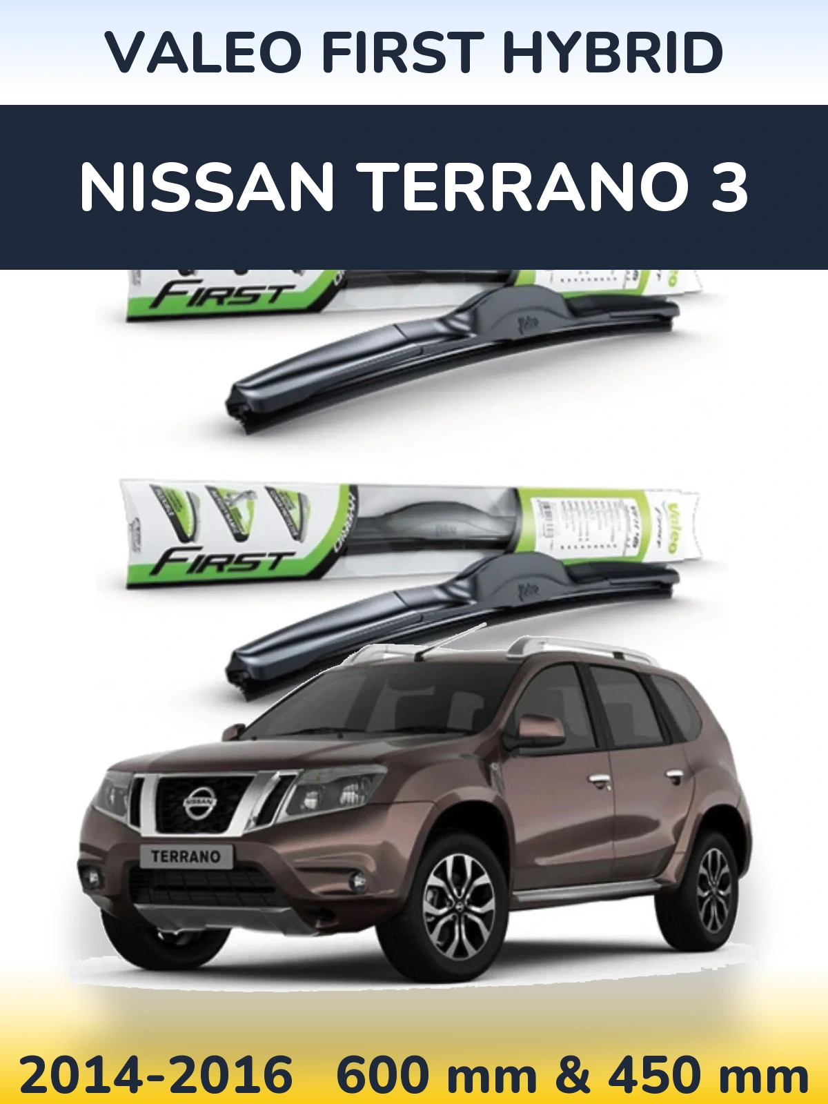 Torkarblad Valeo First Hybrid för Nissan Terrano 3