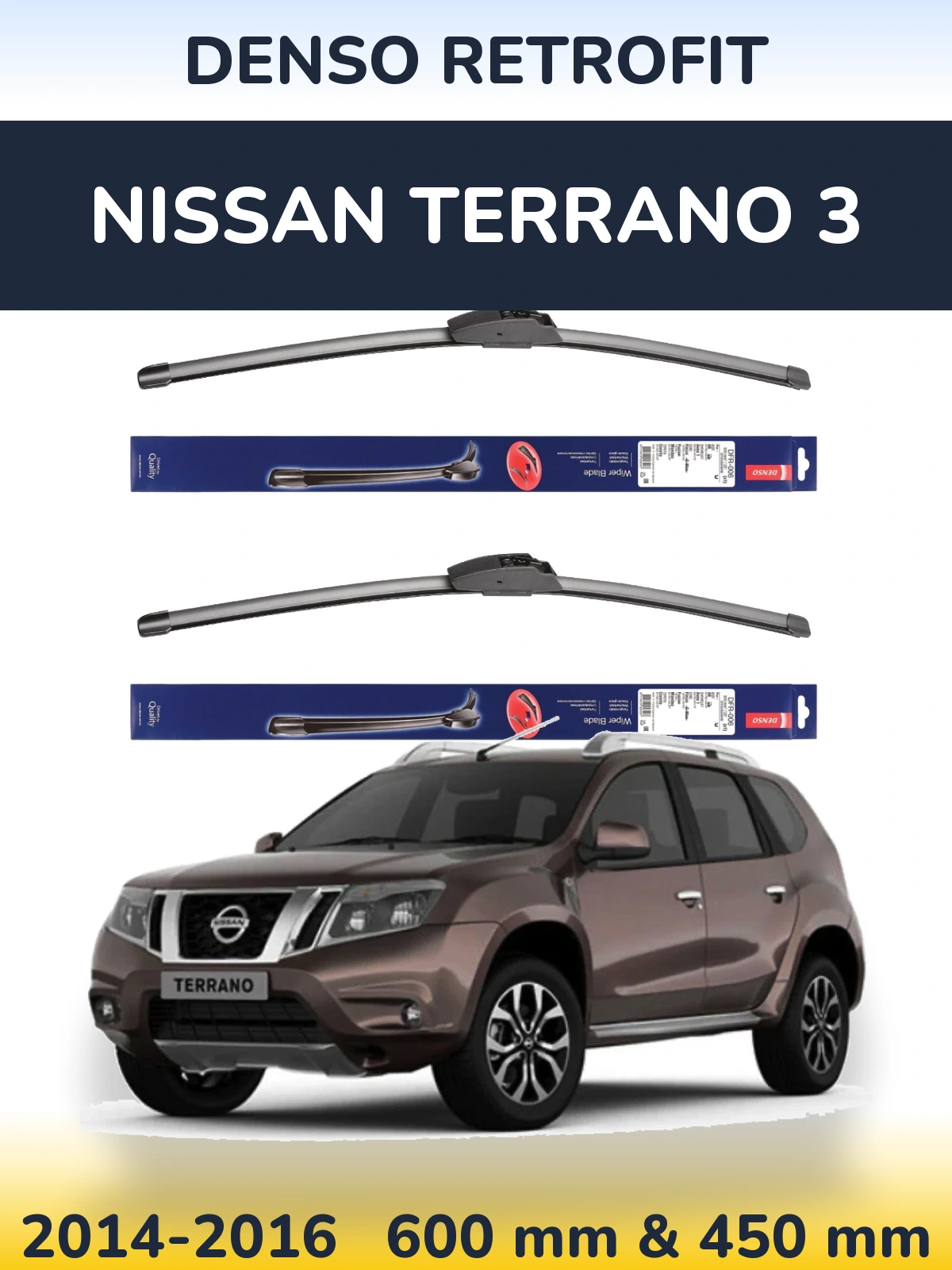 Torkarblad Denso Retrofit för Nissan Terrano 3
