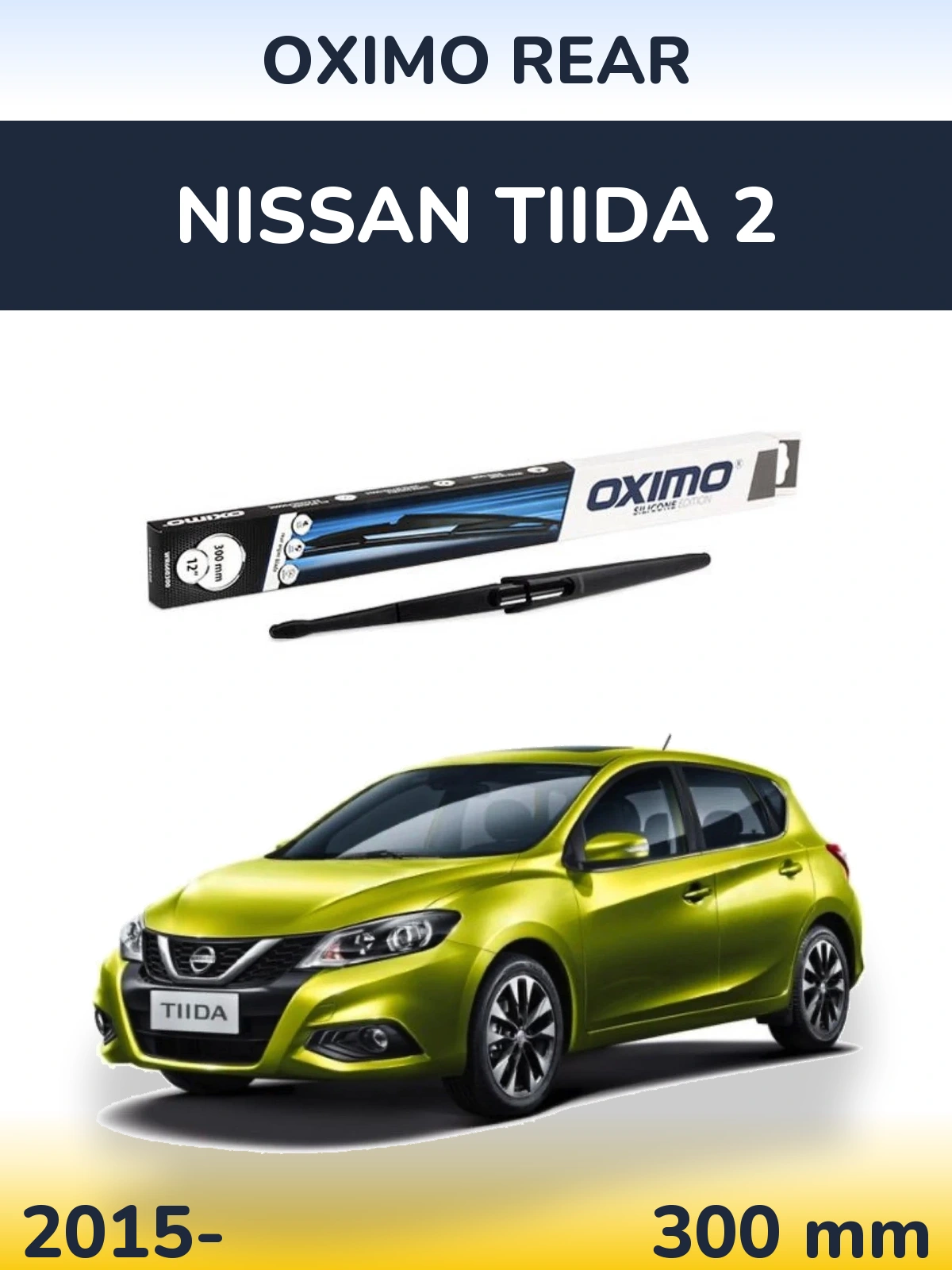 Torkarblad Oximo Rear för Nissan Tiida 2