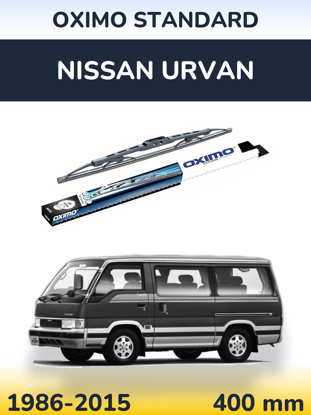 Torkarblad Oximo Standard för Nissan Urvan