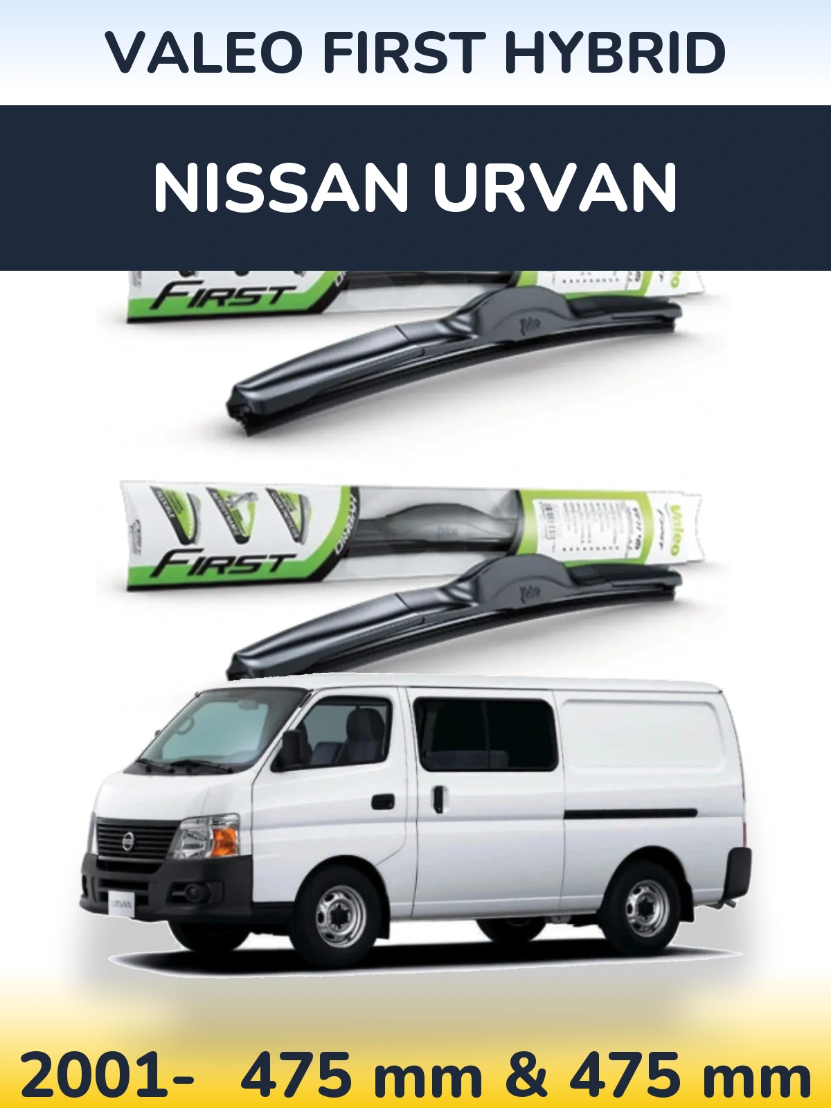 Torkarblad Valeo First Hybrid för Nissan Urvan