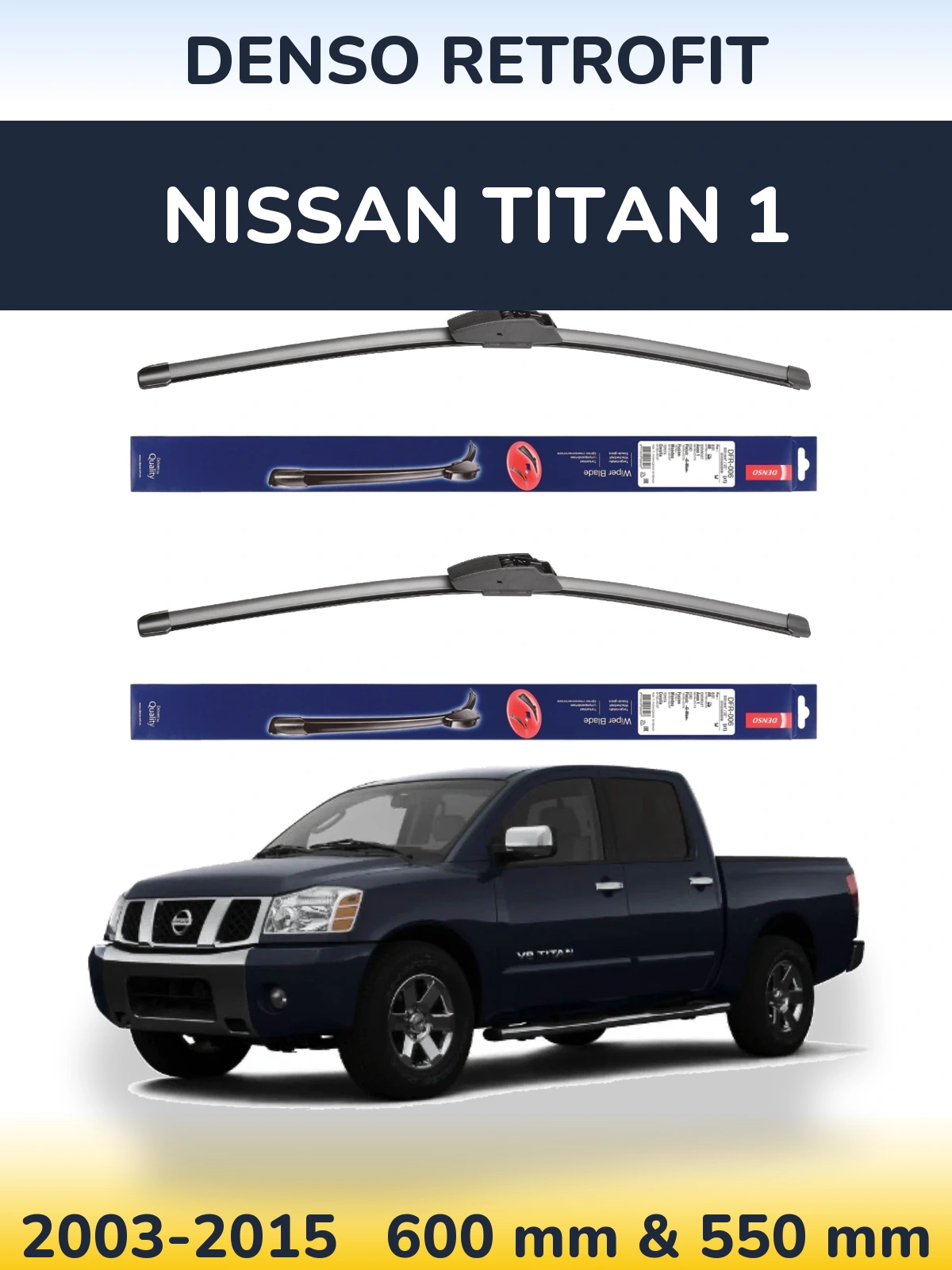 Torkarblad Denso Retrofit för Nissan Titan 1