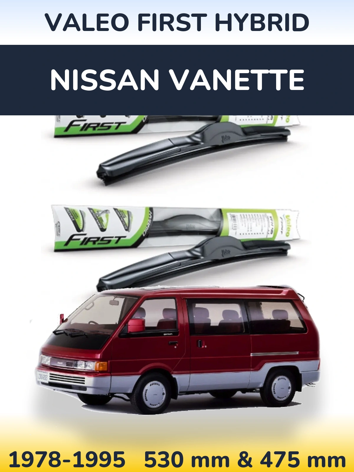 Torkarblad Valeo First Hybrid för Nissan Vanette