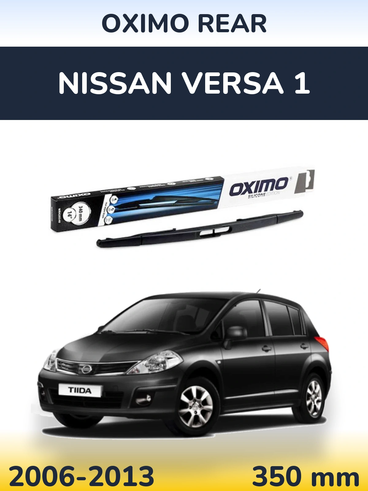 Torkarblad Oximo Rear för Nissan Versa 1