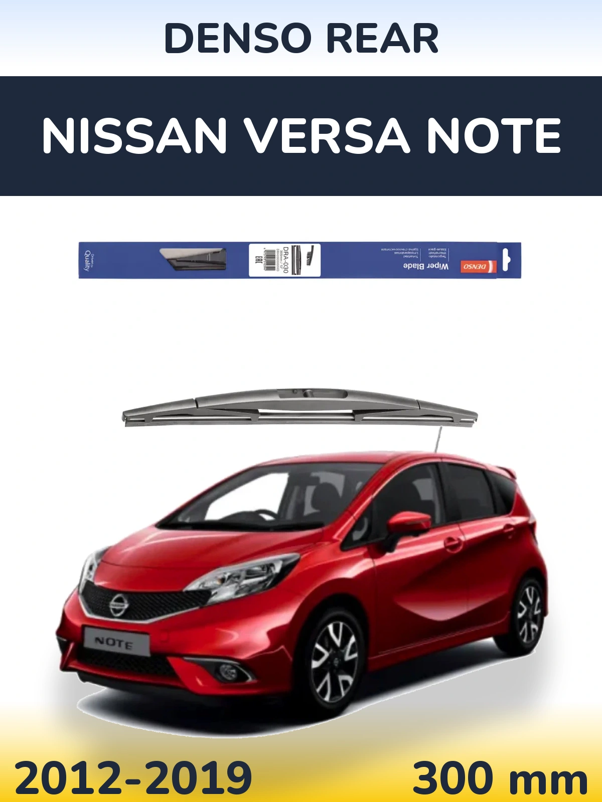 Torkarblad Denso Rear för Nissan Versa Note