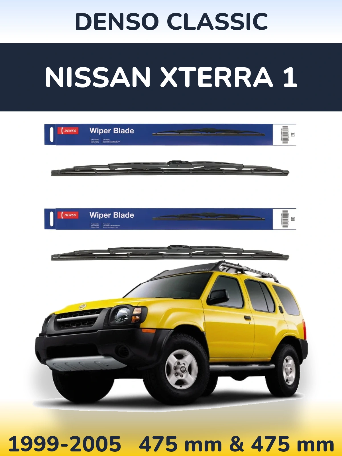 Torkarblad Denso Classic för Nissan Xterra 1