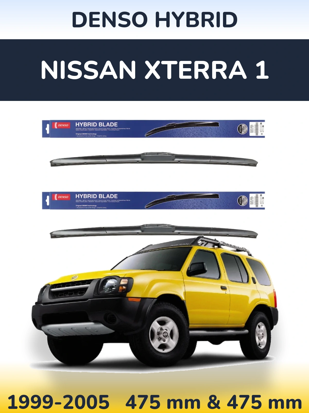 Torkarblad Denso Hybrid för Nissan Xterra 1