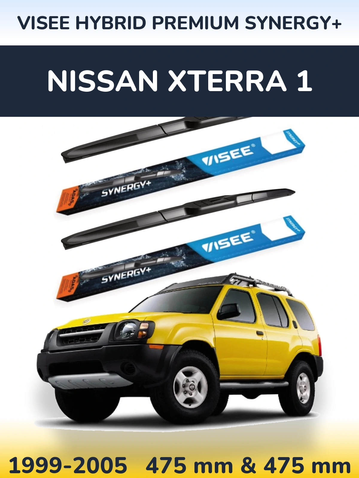 Torkarblad VISEE HYBRID PREMIUM SYNERGY+ för Nissan Xterra 1