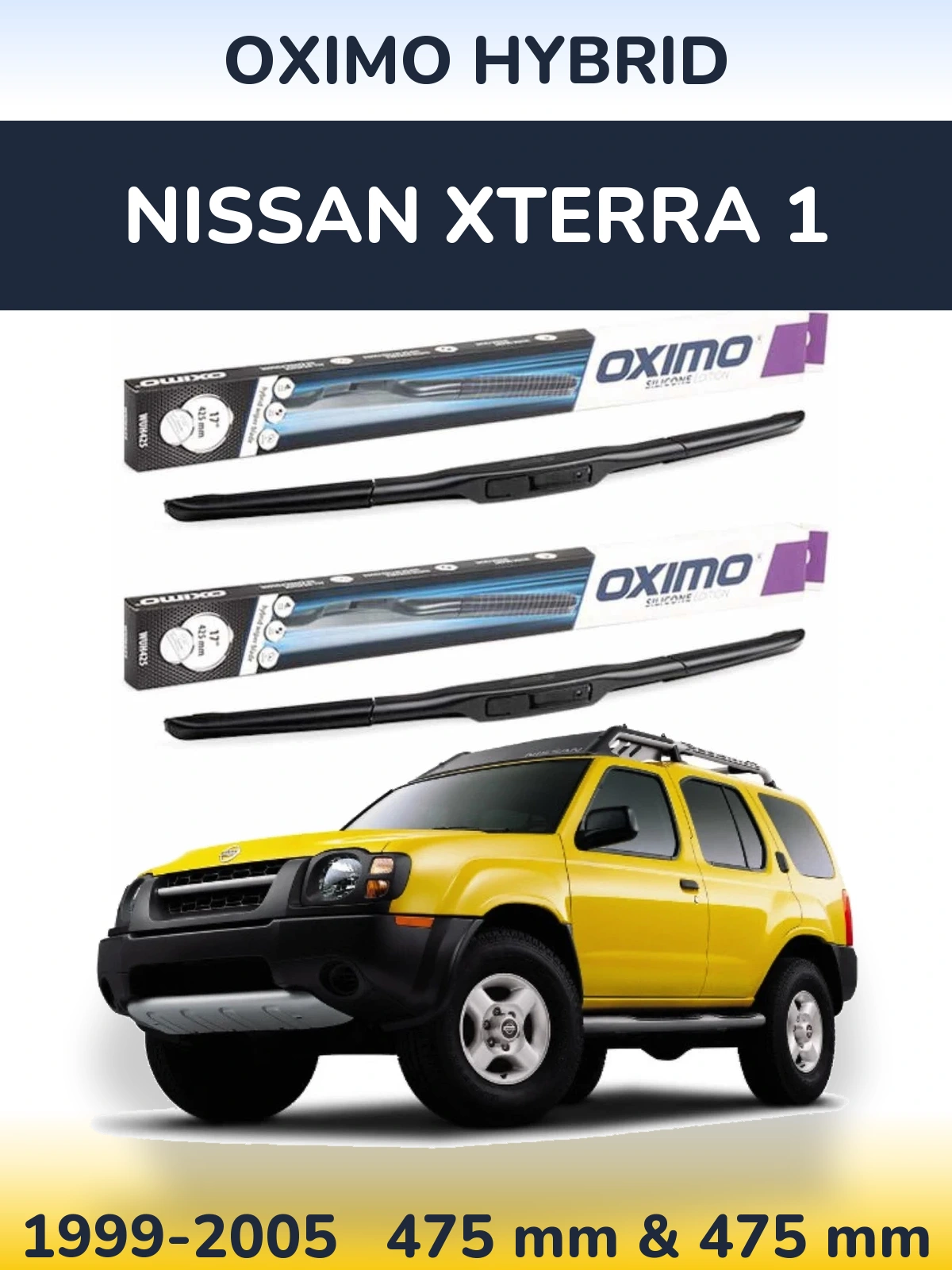 Torkarblad Oximo Hybrid för Nissan Xterra 1