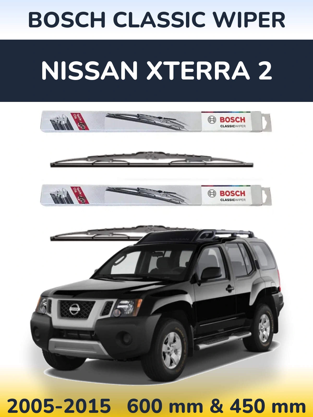 Torkarblad BOSCH Classic Wiper för Nissan Xterra 2