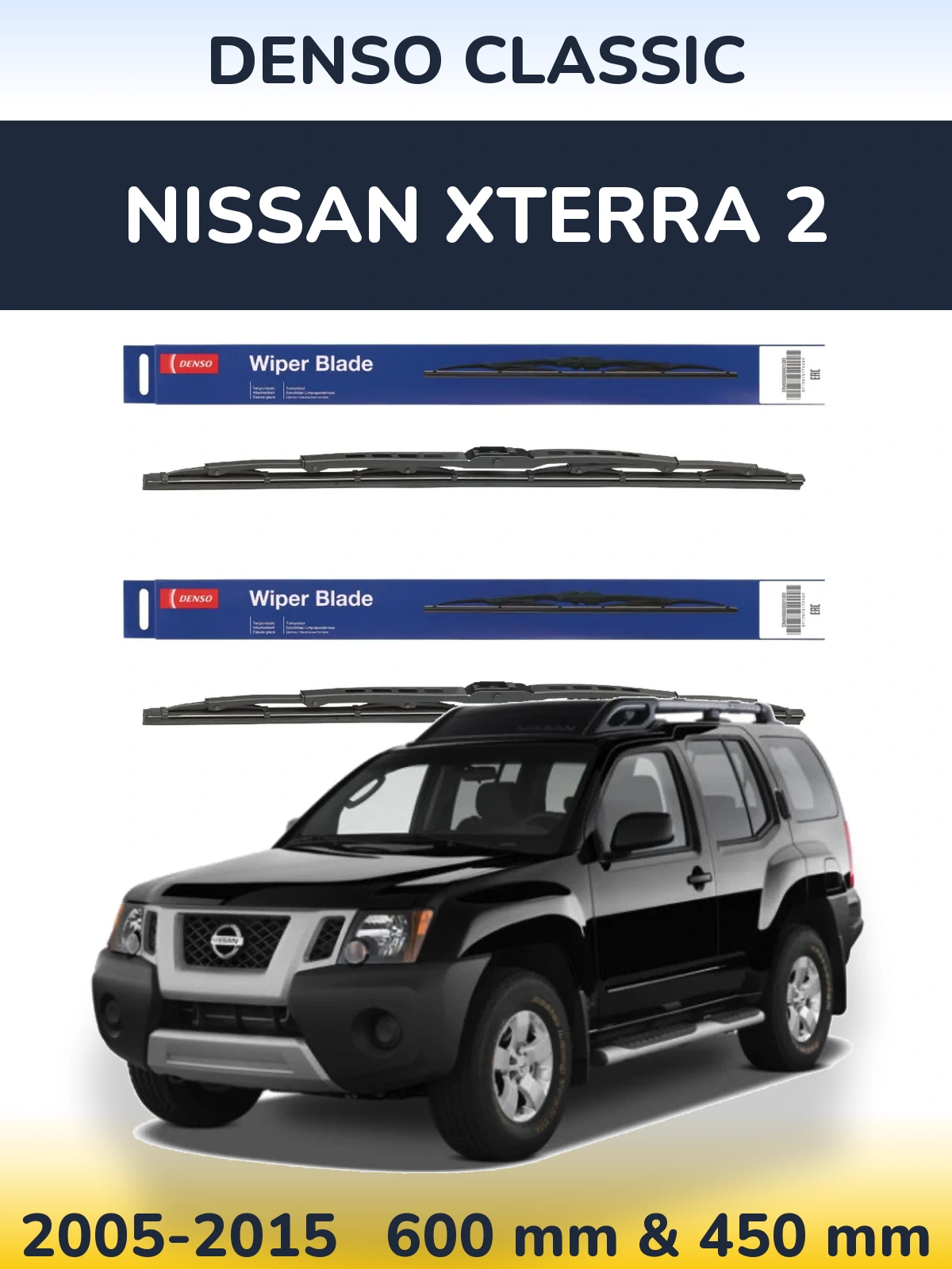 Torkarblad Denso Classic för Nissan Xterra 2
