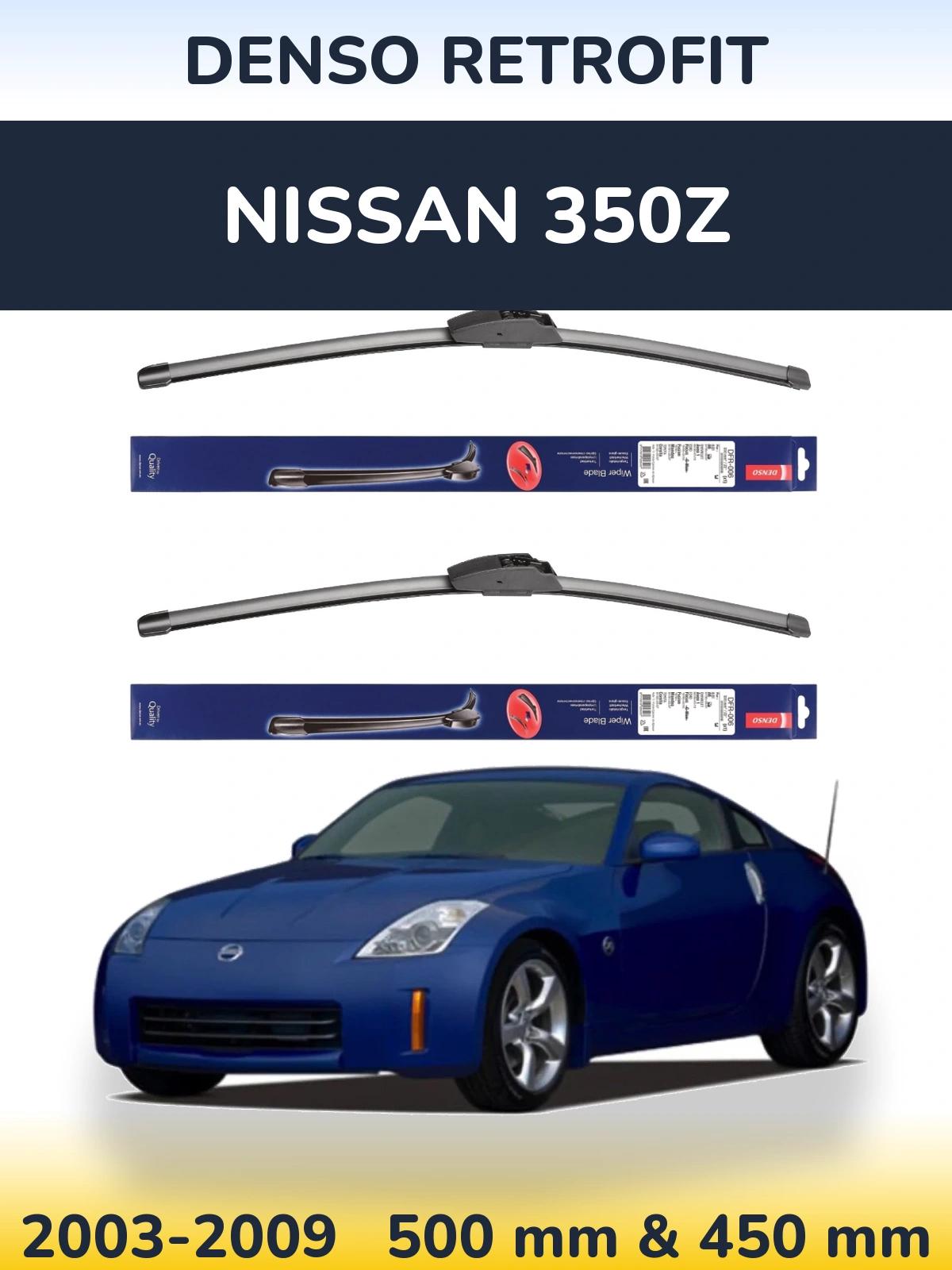 Torkarblad Denso Retrofit för Nissan 350Z
