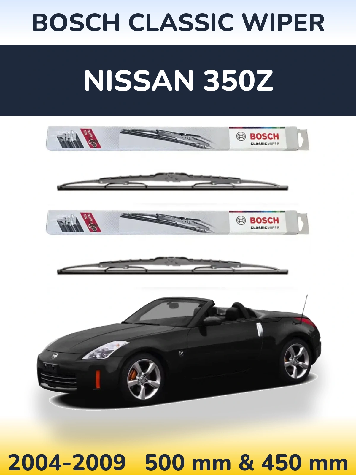 Torkarblad BOSCH Classic Wiper för Nissan 350Z