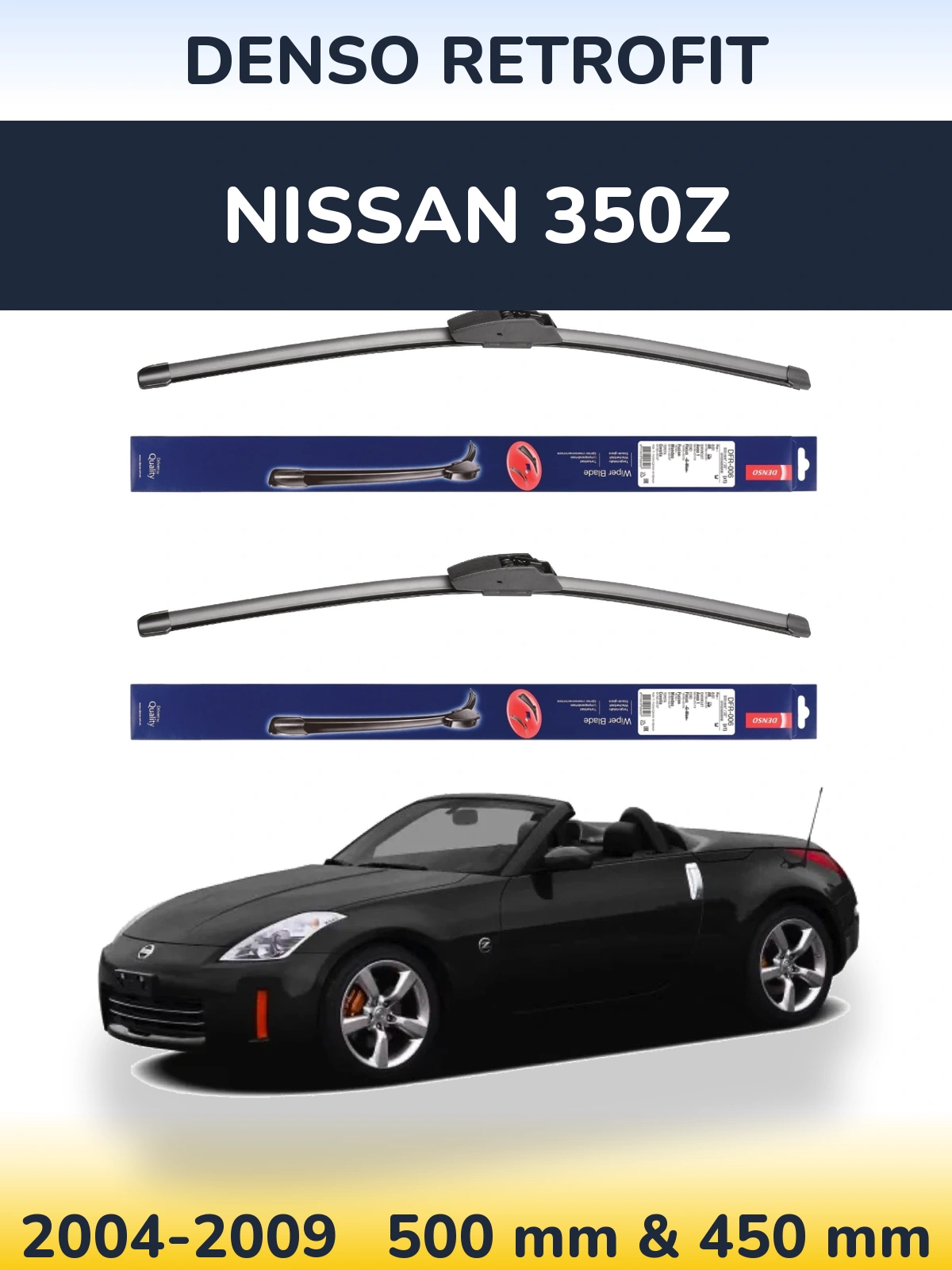 Torkarblad Denso Retrofit för Nissan 350Z