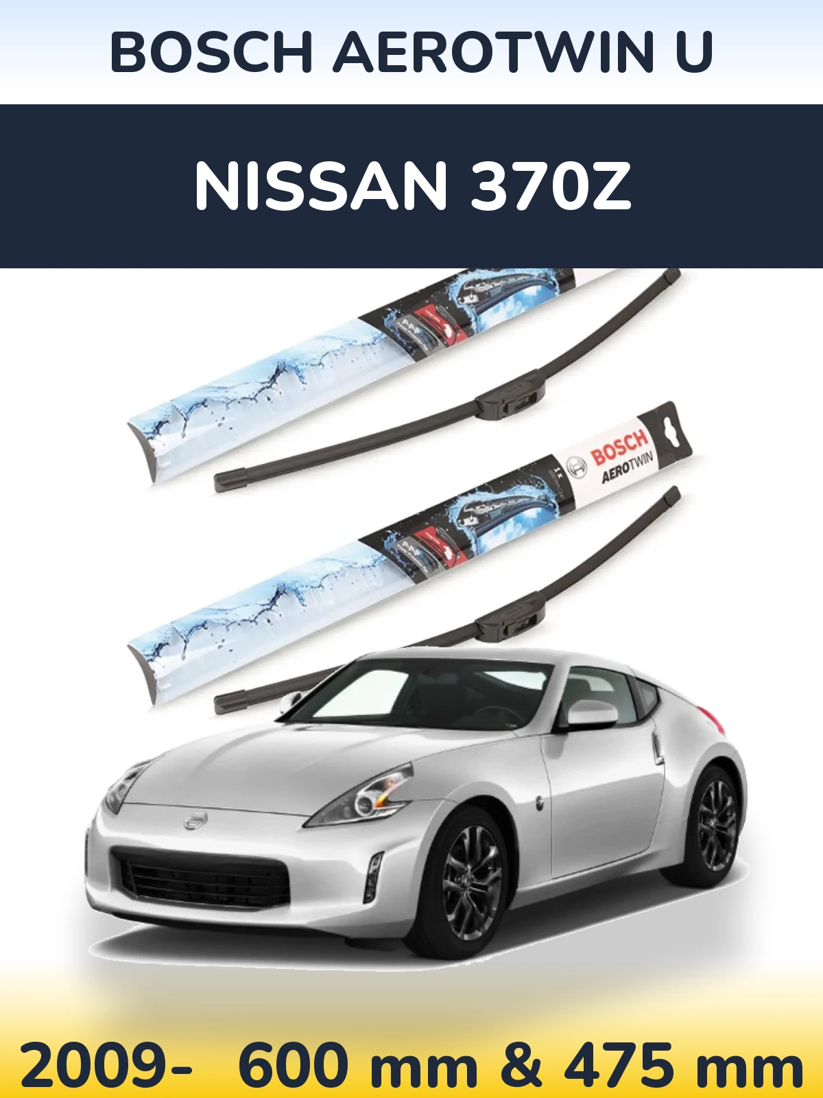 Torkarblad BOSCH AeroTwin U för Nissan 370Z