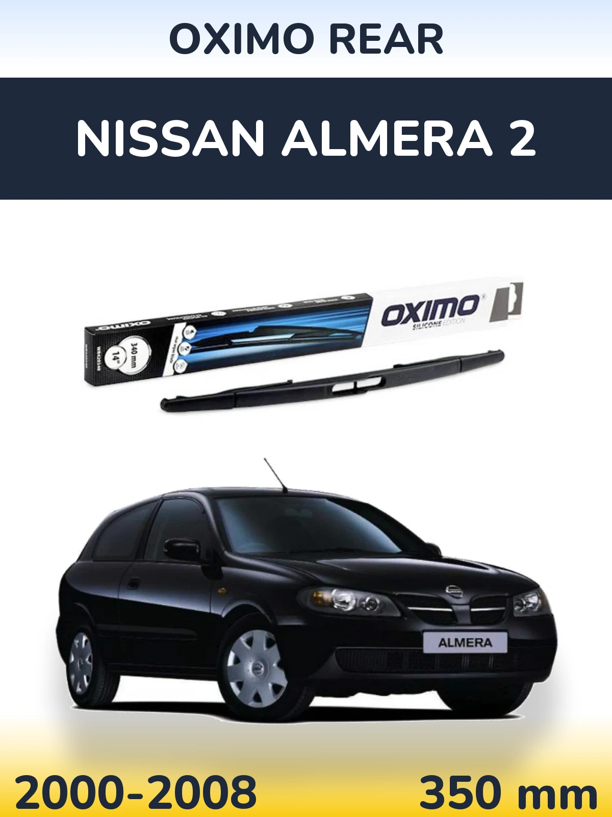 Torkarblad Oximo Rear för Nissan Almera 2