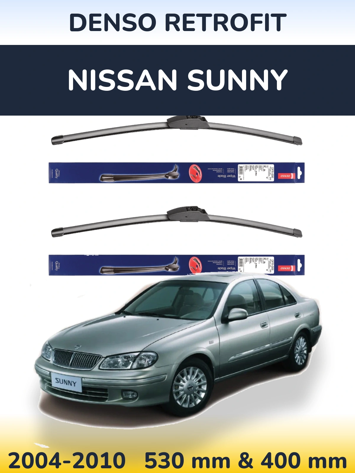 Torkarblad Denso Retrofit för Nissan Sunny
