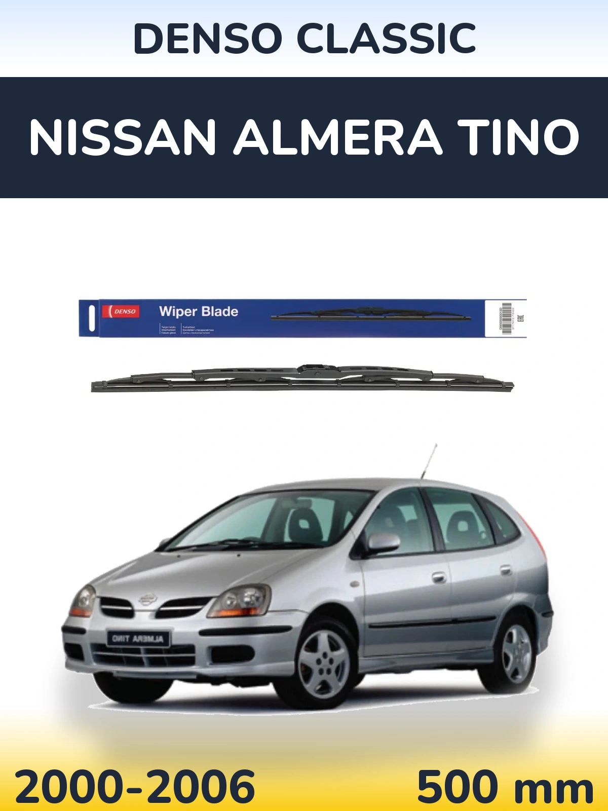 Torkarblad Denso Classic för Nissan Almera Tino